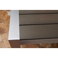 thumbnail image 3 of Belvedere 7-Piece Brushed Aluminum Outdoor Patio Furniture Bar Table Set with Bar Table and Six Bar Chairs, 3 of 11