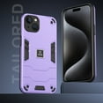 thumbnail image 5 of Allytech Hybrid Protective Case for iPhone 14 Plus, Camera Screen Protection, Soft TPU Bumper + Hard PC Back Panel Anti-Drop & Anti-Oil Case Cover for iPhone 14 Plus, Purple, 5 of 6