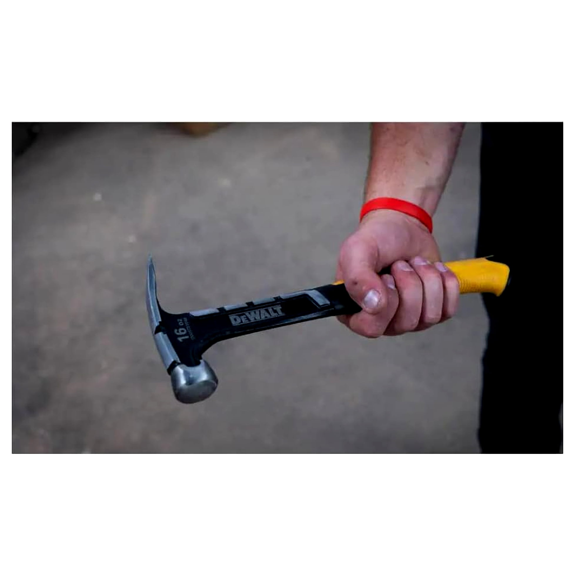 DeWalt 16 oz. Smooth Face Rip Claw Hammer 7-1/2" Steel Handle