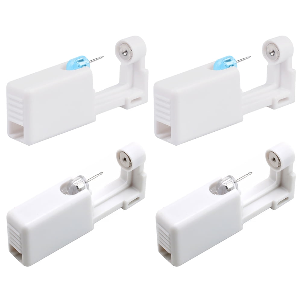 4 Sets Disposable Ears Piercing Tool Painless Ear Hole Piercing Tool