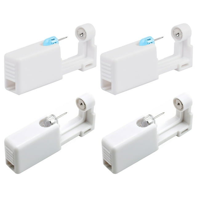 4 Sets Disposable Ears Piercing Tool Painless Ear Hole Piercing Tool