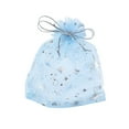 thumbnail image 2 of EIMELI 50PCS Christmas Drawstring Gift Bags Transparent Xmas Stocking Bags for Candy Cookie Chocolate  White, 2 of 8