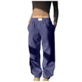 thumbnail image 3 of WILLBEST Pantalones Casuales Cómodos para Mujer para el Día a Día: Pantalones de Color Liso para Cualquier Ocasión. Extra Grande, 3 of 3