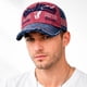 thumbnail image 5 of Black Rebel Gorra Knite estilo vintage desgastado para hombre estampada, 5 of 5