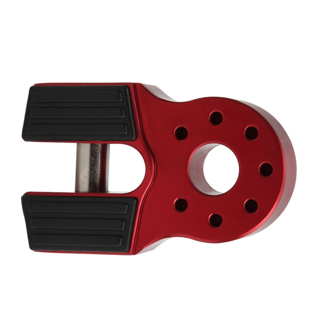 Soporte De Gancho De Remolque Plano, Eslabón De Grillete De Cabrestante 16000 Lb De Carga Protector De Goma De Aluminio Para Camioneta UTV SUV Para Anillo En D De 3/4 Pulg. ANGGREK Winch Shackle Mount