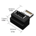 thumbnail image 5 of USB 3.1 Type-E Female to Type-E Male Circuit for Protection Adapter Anti Corrosi, 5 of 10