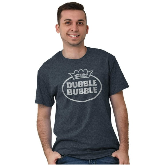 Vintage Dubble Bubble Original Logo Men's Graphic T Shirt Tees Brisco Brands S