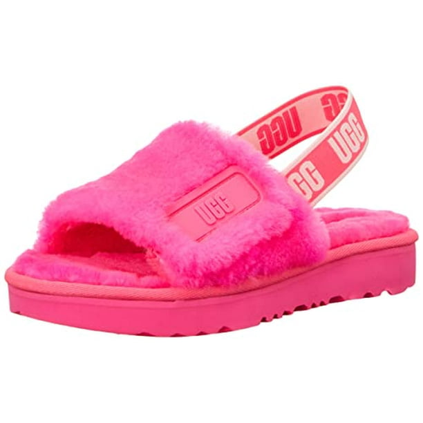 Baby pink ugg slides hotsell