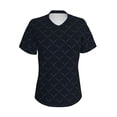 thumbnail image 4 of Wukai Black Fish scales Classic V-Neck T-Shirt for Women: Comfortable, Stylish, and Versatile Wardrobe Essential-X-Large, 4 of 7