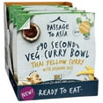 thumbnail image 4 of Pack of 4, Passage Foods Thai Yellow Veg Curry Bowl with Jasmine Rice, 9.9 oz, 4 of 6