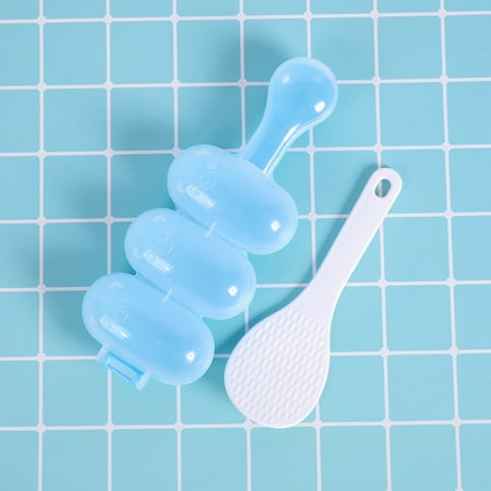 

Clearance! Lognanla Kitchen Essentials Rice Ball Molds Sushi Balls Maker Mould Spoon Kitchen Cooking Utensil Tools Set Silicone Molds Blue