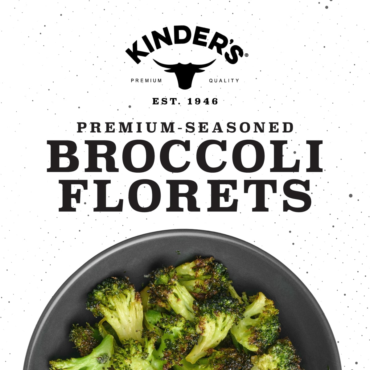 Kinder's Garlic & Herb Broccoli Florets, 13.5 oz (Frozen)