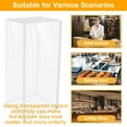 thumbnail image 5 of Austok Bun Rack Cover Transparent PVC with 4 Sided Zipper Universal 10/20 Tiers Sheet Pan Rack Cover Waterproof and Dustproof for Bakery Home Kitchen, 5 of 9