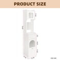 thumbnail image 2 of WGYPRIME 70.87" Tall Storage Cabinet with Glass Doors and 2 Drawers, Multi-Functional Kitchen Pantry Storage Cabinet with Adjustable Partitions, Freestanding Pantry Cabinet, 2 of 14