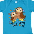 thumbnail image 4 of Inktastic My Oma Loves Me- Cute Owl Family Boys or Girls Baby Bodysuit, 4 of 5