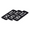 Black, variant on Bank Teller 1 x 3" Name Tag/Badge, Blue, (3 Pack)