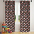 thumbnail image 5 of Blackout Kids Curtains,Dark Christmas Drink and Cookie Pattern Childrens Insulated Curtains Set Of 2,Bedroom Essentials,Toddler Room Decor 42"x84", 5 of 5