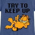 thumbnail image 3 of Garfield - Try To Keep Up - Toddler & Youth Girls Short Sleeve Graphic T-Shirt, 3 of 5