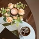 thumbnail image 4 of Candles Rose Rings V-alentine's Day Rose Rings Dining Table Party Decoration Candlestick Flower Wreath, 4 of 6
