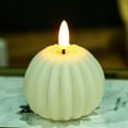 thumbnail image 5 of Konghyp Battery Operated Pumpkin Candle Flameless LED Pumpkin Candles for Fall Decor, Cozy Ambiance for Halloween and Thanksgiving, Mini Size for Tables and Mantels, Safe and Long-Lasting, 5 of 6