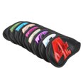 thumbnail image 4 of 9PCS  Club Head Covers, Waterproof PU Numbered  Club Head Protector For Outdoor Training, 4 of 8