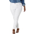 thumbnail image 3 of Pantalones Vaqueros Lavado Elásticos De AltuMedTalGrande Vaqueros Pitillo PaMujer Blanco XXL, 3 of 6