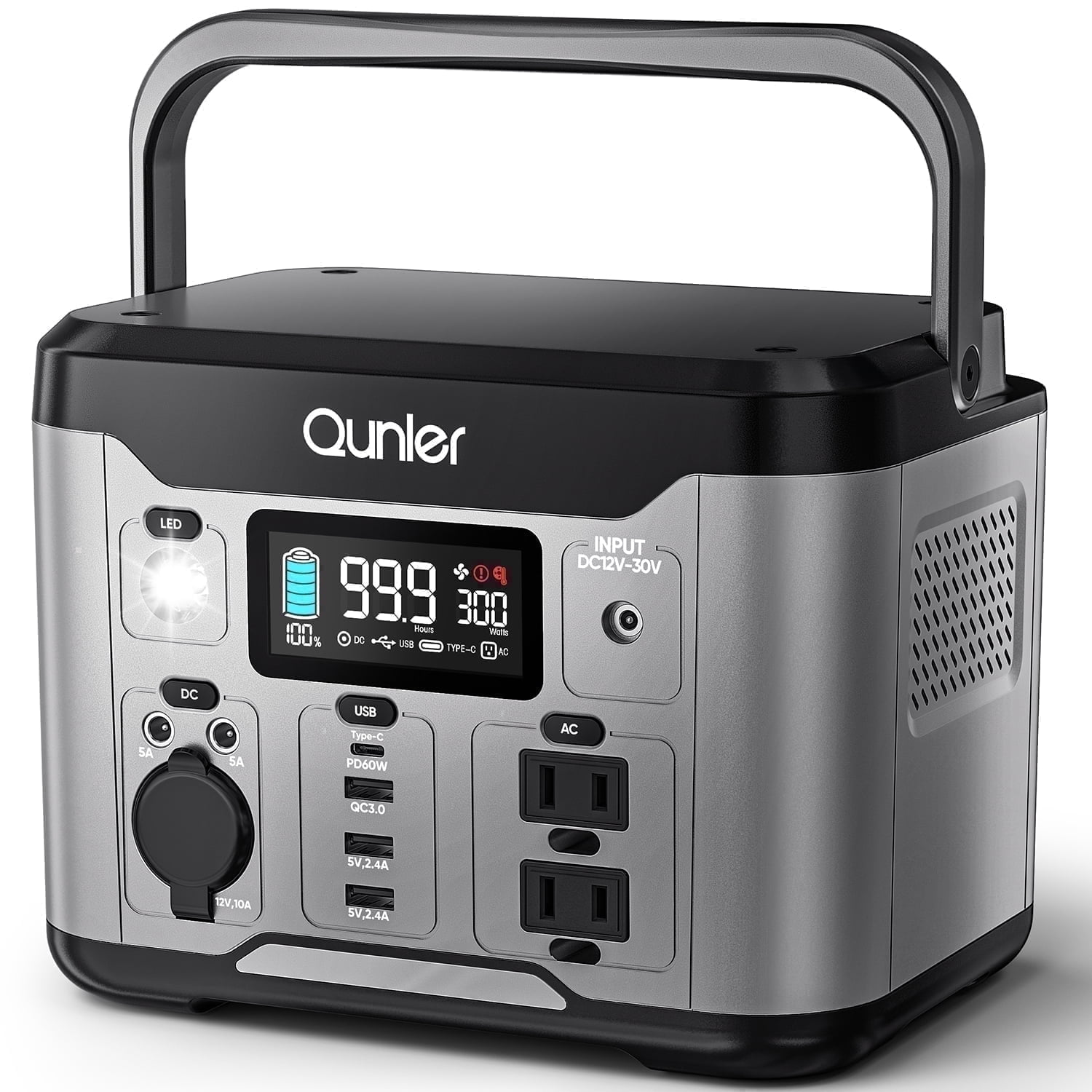Anker, PowerStation, 256Wh, 200W, Portable Battery - Walmart.com