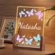 thumbnail image 1 of Luz de noche de mariposa personalizada para niñas, regalos de cumpleaños de Navidad personalizados para niñas, luz de noche de acrílico, decoración de guardería para bebés, lámpara de noche, regalos ú, 1 of 6