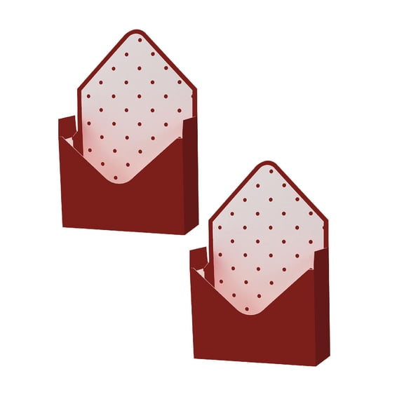2Pcs Envelope Shaped Bouquet Valentine'S Day Envelope Bouquet Envelope Foldable Bouquet Packaging Paper