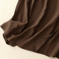 thumbnail image 4 of EINCcm Embroidery Midi Skirts for Women with Pockets Mid Length Long Skirt Casual Beach Party Holiday Cotton Linen Skirt, 4 of 9