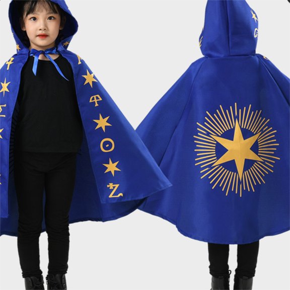 Ulitacool Boy Tops Halloween Crewneck Short Sleeve Cartoon Graphic Hallowma Accessories Performance Clothes Hooded 7-9 Years Blue