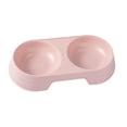 thumbnail image 3 of dobles Premium para gatos, comedero de agua para mascotas, platos de alimentación, suministros para mascotas, alimentos Rosa Yuyangstore Comedero para gatos, 3 of 8