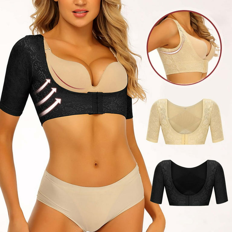 LBECLEY Shoulder Bra Strap Extender Lace Chest Support Short Sleeves Tops  Back Support Chest Up Shapewear Crisscross Vest Strap Chest Support Lifter
