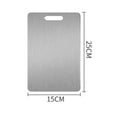 thumbnail image 4 of Stainless Steel Cutting Board, Kneading Dough Board, Double-Sided Kneading Board, 4 of 12
