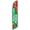 Green, variant on Cobb Promo Pizza Italian Flag Advertising Feather Flag 12ft - Replacement Flag Only Without Poleset