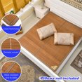 thumbnail image 2 of Graflsoa Eco-Friendly Bamboo Cooling Mat for Summer - Foldable, Natural Color, Multiple Sizes (120x190cm), 2 of 6