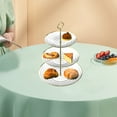 thumbnail image 5 of Vacemry Under $5 Three Tier Cake Stand, Multi Layer Serving Tray, Party Dessert Display, Snack Fruit Platter, Adjustable Height Stand, Portable Food Server, Home Kitchen Essential, 5 of 6
