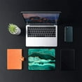 thumbnail image 6 of Green Marble Mouse Pad, Modern Waterproof Anti Slip Rubber Base Gaming Mousepad for Computer Laptop, Gold Agate Mouse Pad with Design for Women Working, 9.5x7.9 Inch, Green Agate, 6 of 6