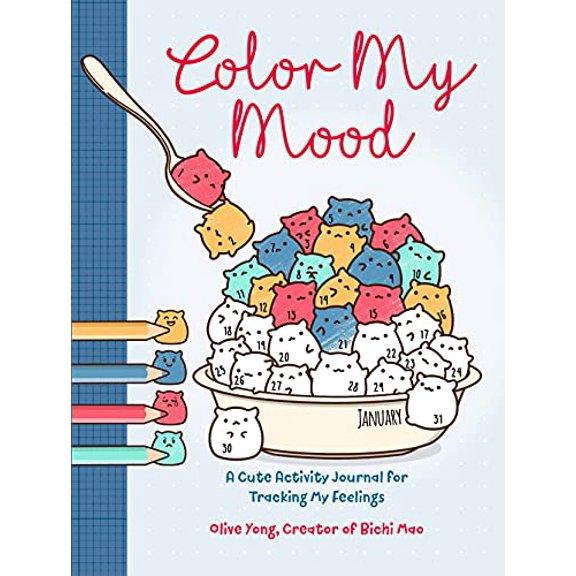 Pre-Owned Color My Mood: A Cute Activity Journal for Tracking My Feelings (Hardcover) 1454943858 9781454943853