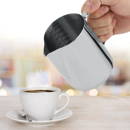 

Milk Frothing Cup Unbreakable Frothing Cup Ergonomically Cream Water For Latte Coffee Art Milk