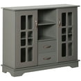 thumbnail image 1 of HOMCOM Buffet avec Tiroirs, Armoire, Étagères, Bahut de Cuisine, 1 of 10