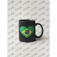 thumbnail image 3 of Brazil Flag Heart Sticker Decal / BrasÃ­lia / Federative Republic of Brazil / Brazilian / Brasil / Ordem e Progresso - 4.5 inch, 3 of 8
