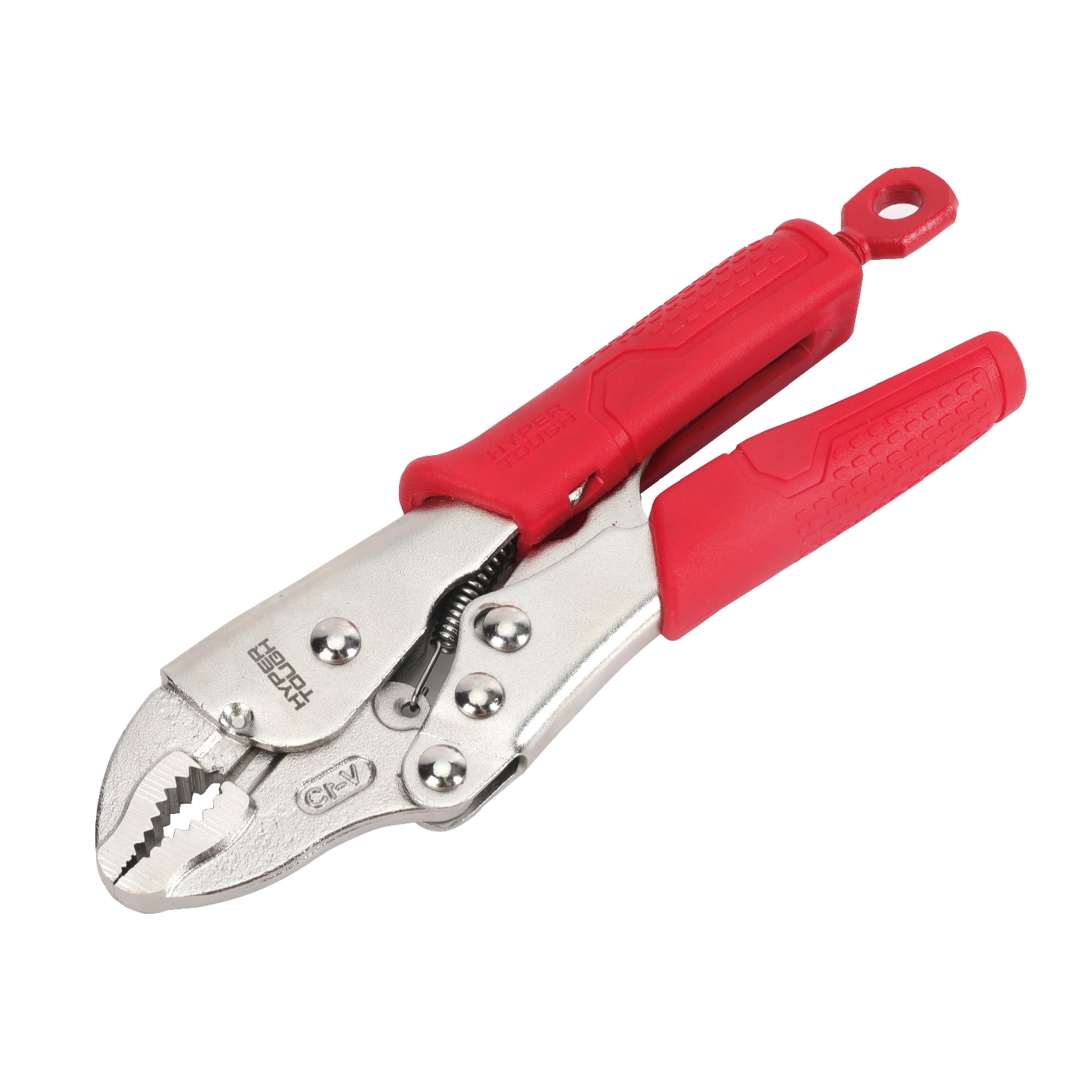 Hyper Tough 7-inch Curved Jaw Locking Pliers with Triggerless