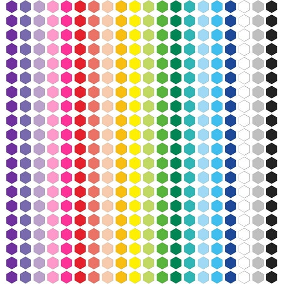 8000 PCS Small Dot Stickers 1/3" Shaped Stickets 20 Colors Color Coding Labels Circle Label Stickers for Office,Classroom