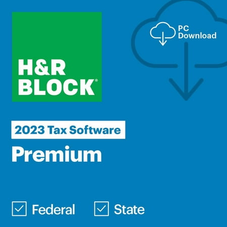 H&R Block 2023 Premium Tax Software PC Download