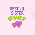 thumbnail image 4 of Inktastic Best Lil Sister Ever Girls Baby T-Shirt, 4 of 5