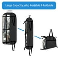 thumbnail image 6 of AMQTSLM 50" Garment Bag,Hanging Garment Bags for Travel,Sturdy Oxford Moving Bag Clothes Carrier for Suit, Dress, Jacket, Shirt, Coat, Clothing Cover, Black, 6 of 8
