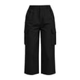 thumbnail image 7 of Cekizud Capri Pants for Women Lightweight Quick Dry Casual Outdoor Hiking Cargo Capris,Sizes S-2XL, 7 of 7
