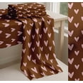 thumbnail image 6 of Soimoi Brown Cotton Voile Fabric Cute Smile Heart Print Fabric by the Yard 42 Inch Wide, 6 of 7