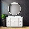 thumbnail image 6 of Brookings 48" Bathroom Vanity Shaker Wood Fully Assembled Sherwin Williams-White, 6 of 7